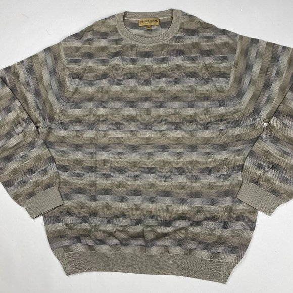 Tricots St. Rafael Other - Tricots St. Rafael Sweater Men's XL Mercerized Cotton Abstract Cosby Dad Grandpa